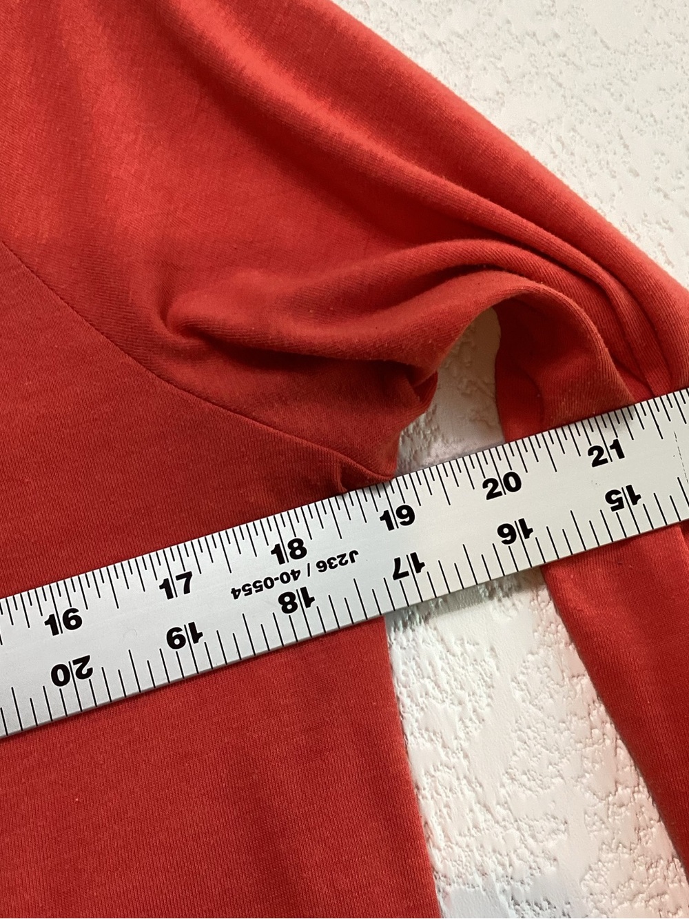 Stio Long Sleeve Performance Tee Medium Coral Orange Outdoor Activewear - Picture 5 of 9